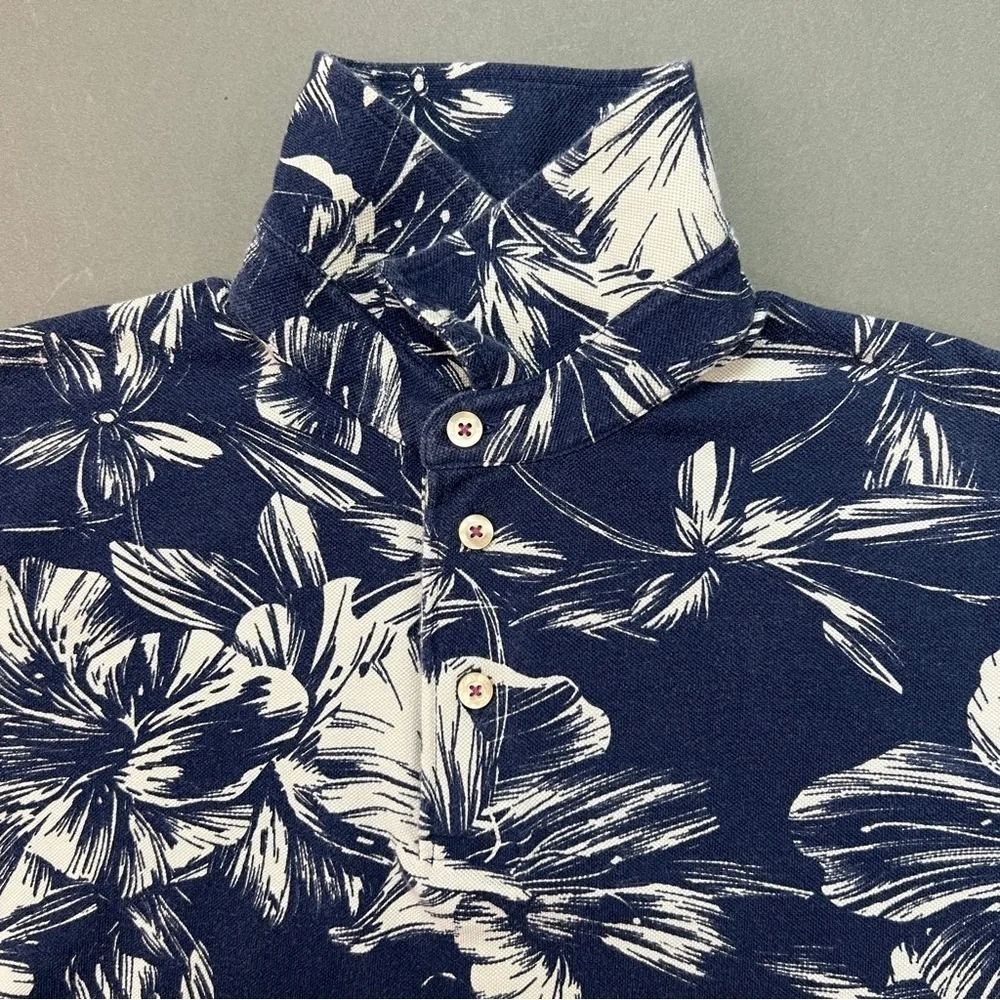 Y2K Floral Polo Shirt - Picture 3 of 9